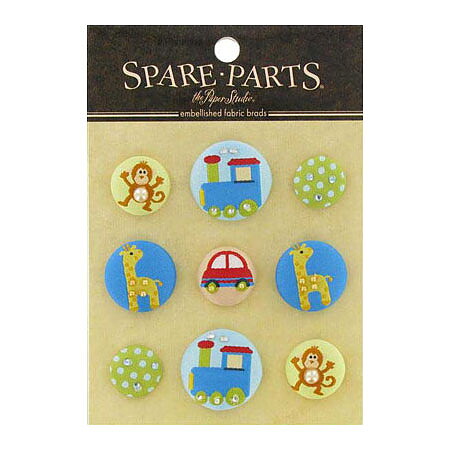 Brads - Spare Parts Fabric Embellished Baby Boy