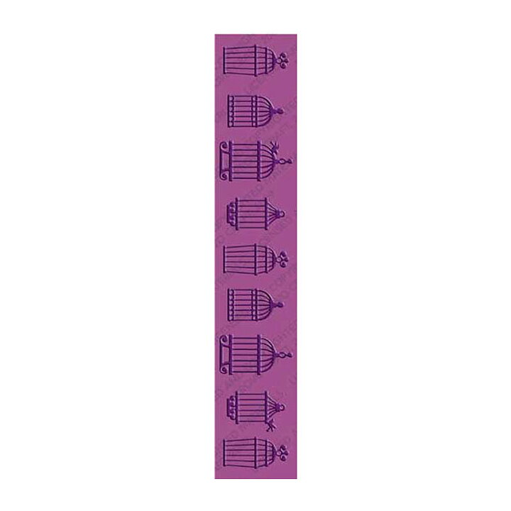 Provo Craft Cuttlebug Embossing Border 12" - Caged Bird