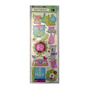 K&Company Adhesive Chipboard - BW Hello Cutie