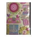 K&Company Adhesive Chipboard - BW Hello Cutie