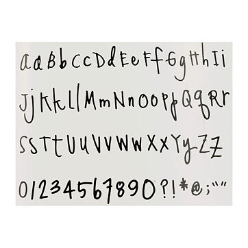 Quickutz Dies Alphabet Set Classic - Heidi Swap Handwriting