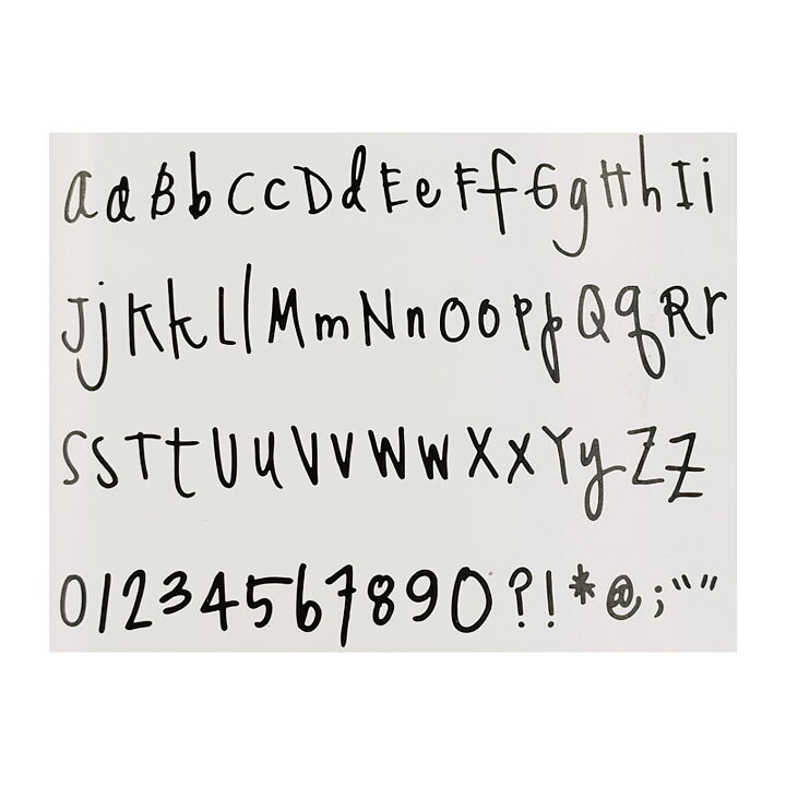 Quickutz Dies Alphabet Set Classic - Heidi Swap Handwriting