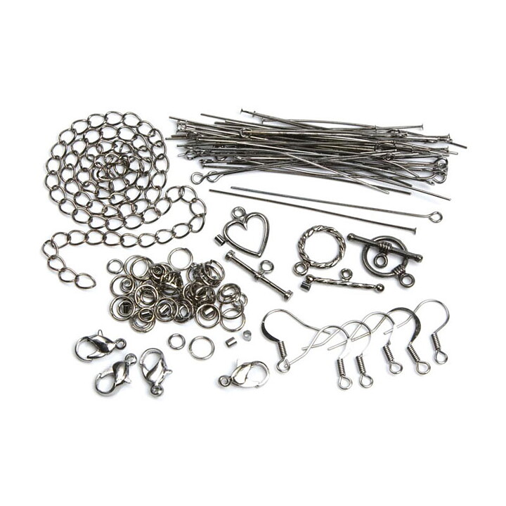 Cousin Basic Metal Findings - Gunmetal Starter Pack