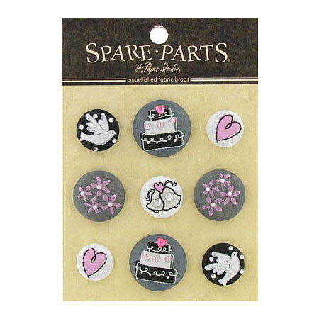 Brads - Spare Parts Fabric Embellished Wedding