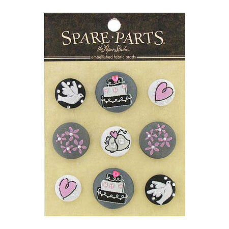 Brads - Spare Parts Fabric Embellished Wedding