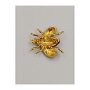 Brooch - Flying Beetle Enamelled with Rhinestones