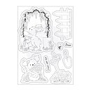 Craft Consortium A5 Clear Stamps - Cottage Garden Green Fingers