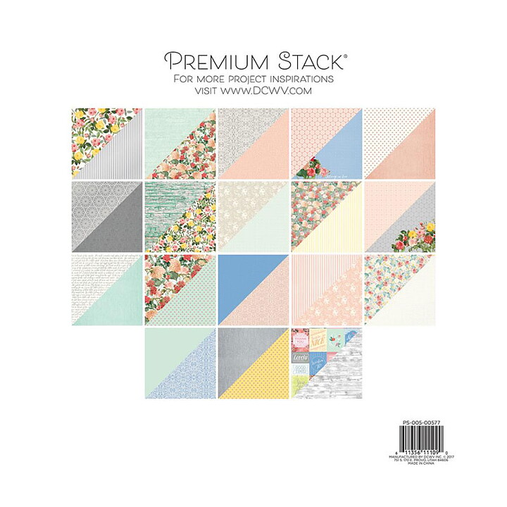 DCWV Paper Stack Country Floral
