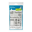 Lawn Fawn Clear Stamps 4"X6" - Bugs & Kisses