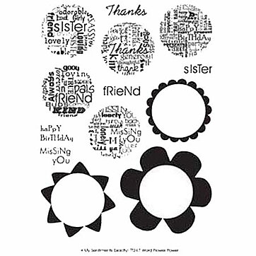 MSE! Clear Stamps - World Flower Power