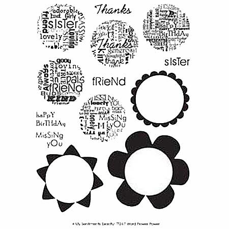 MSE! Clear Stamps - World Flower Power