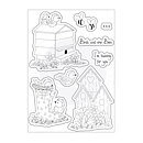 Craft Consortium A5 Clear Stamps - Cottage Garden Birds and the Bees