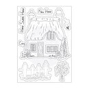 Craft Consortium A5 Clear Stamps - Cottage Garden