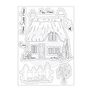 Craft Consortium A5 Clear Stamps - Cottage Garden
