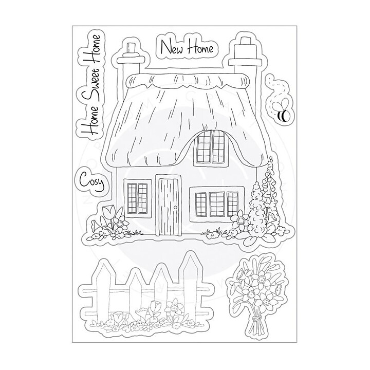Craft Consortium A5 Clear Stamps - Cottage Garden