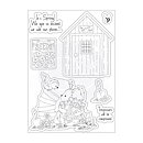 Craft Consortium A5 Clear Stamps - The Potting Shed