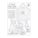 Craft Consortium A5 Clear Stamps - The Potting Shed