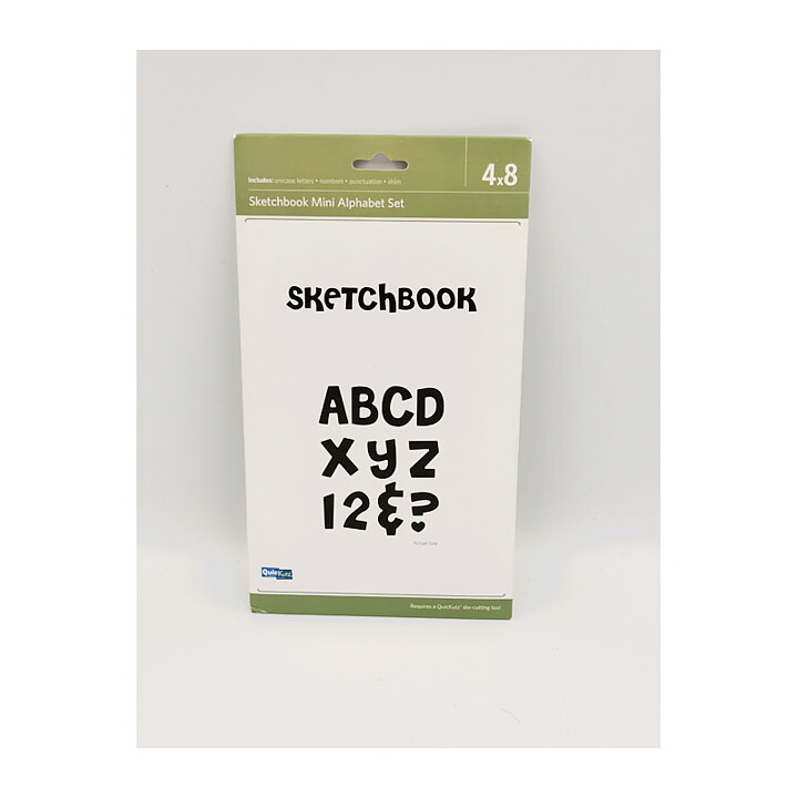 Quickutz Dies Alphabet Set Mini - Sketchbook
