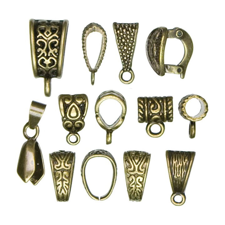 Cousin Basic Metal Findings - Antique Gold Mixed Bail Pack