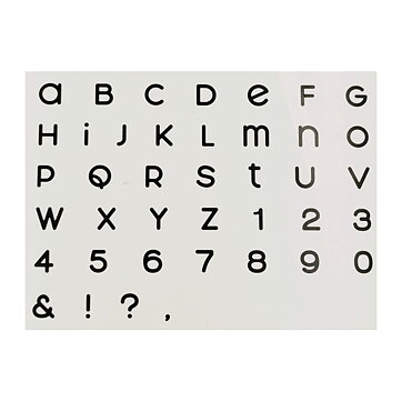 Quickutz Dies Alphabet Set Mini - Garden