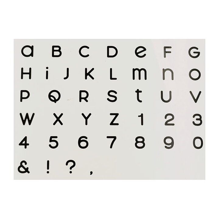 Quickutz Dies Alphabet Set Mini - Garden