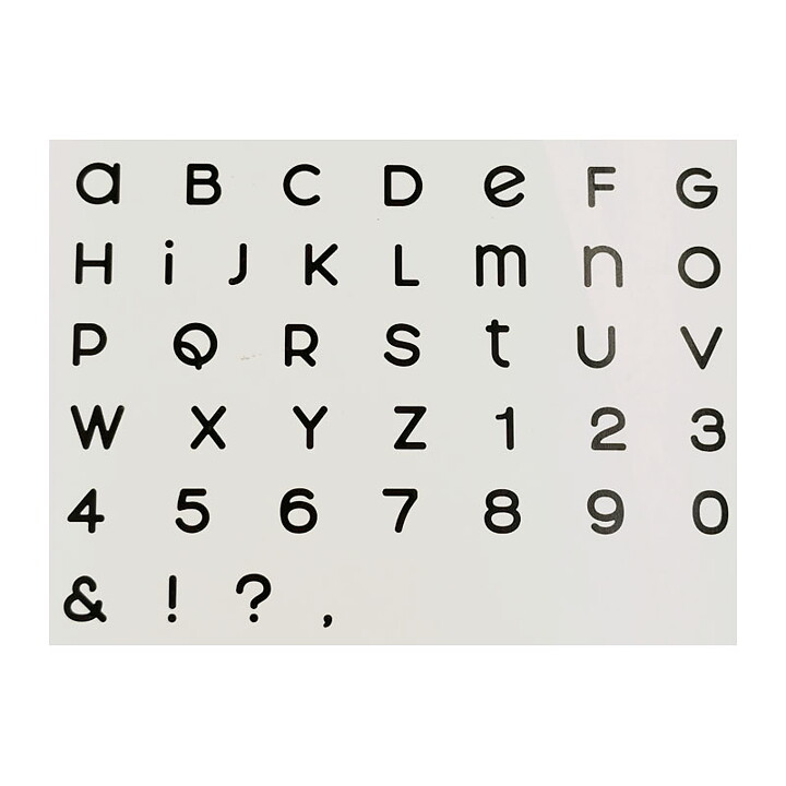 Quickutz Dies Alphabet Set Mini - Garden
