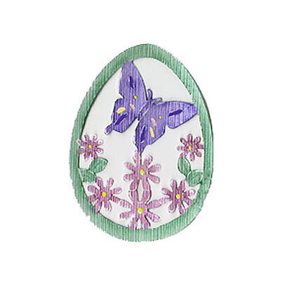BK Dies 3x3 Animal Butterfly Overlay