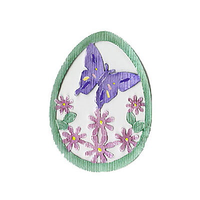 BK Dies 3x3 Animal Butterfly Overlay