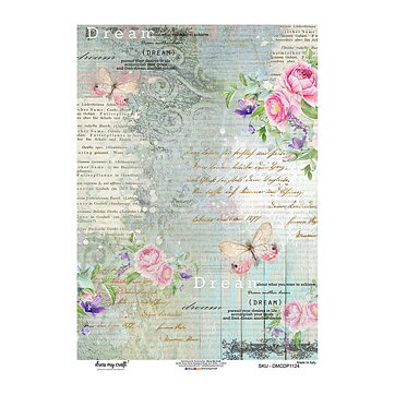 Dress My Craft Decopatch Rice Paper A3 - Dream