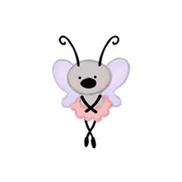 BK Dies 2x3 Animal Buggies Ballerina