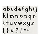 Quickutz Dies Alphabet Set Mini - Paper Doll