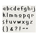 Quickutz Dies Alphabet Set Mini - Paper Doll