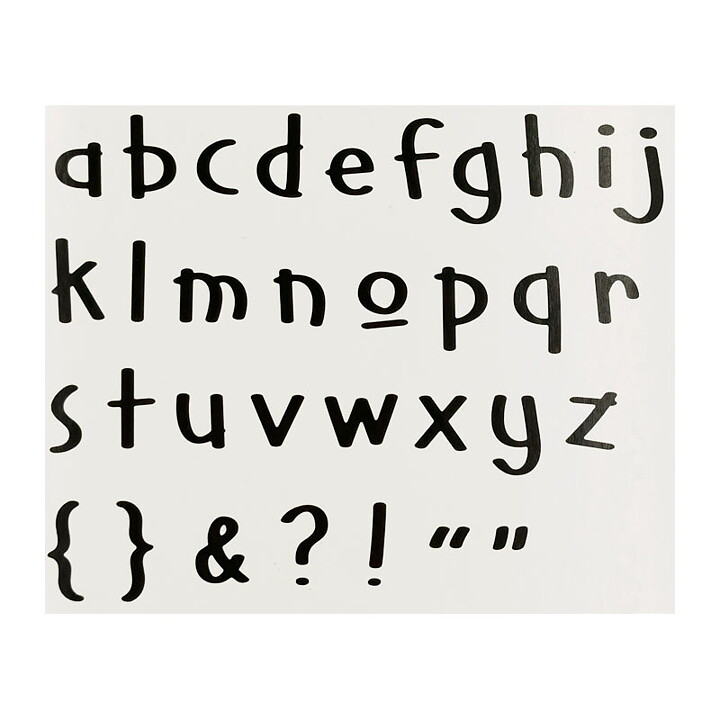 Quickutz Dies Alphabet Set Mini - Paper Doll