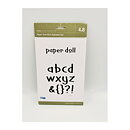 Quickutz Dies Alphabet Set Mini - Paper Doll