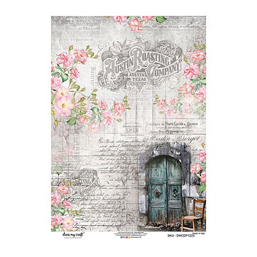 Dress My Craft Decopatch Rice Paper A3 - Austin Roasting Co