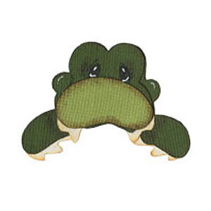 BK Dies 3x3 Animal Alligator Peeker