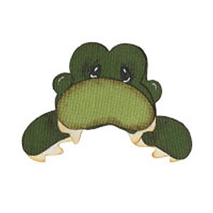 BK Dies 3x3 Animal Alligator Peeker