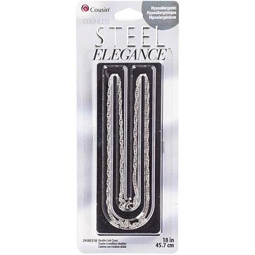 Cousin Stainless Steel Elegance Chain - Double Link