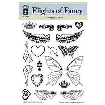 Hot of the Press Clear Stamps - Flights of Fancy