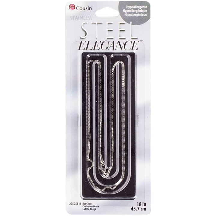 Cousin Stainless Steel Elegance Chain - Box