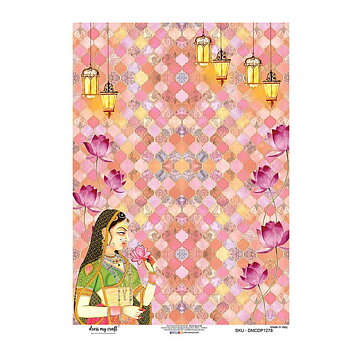 Dress My Craft Decopatch Rice Paper A3 - Pink Floral