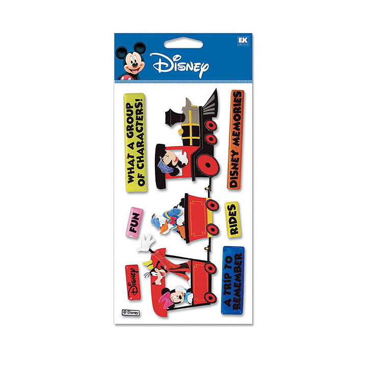 EK Success Disney Dimensional Stickers Large - Mickey Train