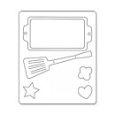 Sizzix Die Originals -  Cookie Sheet & Spatula