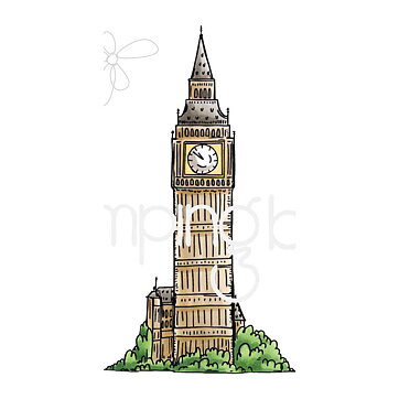 Stamping Bella Cling Rubber Stamps - Rosie & Bernie's Big Ben