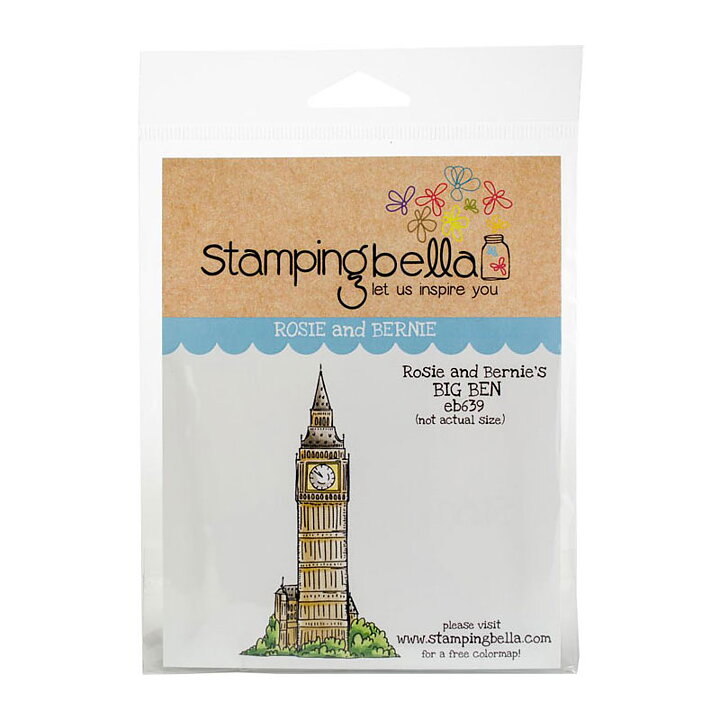 Stamping Bella Cling Rubber Stamps - Rosie & Bernie's Big Ben