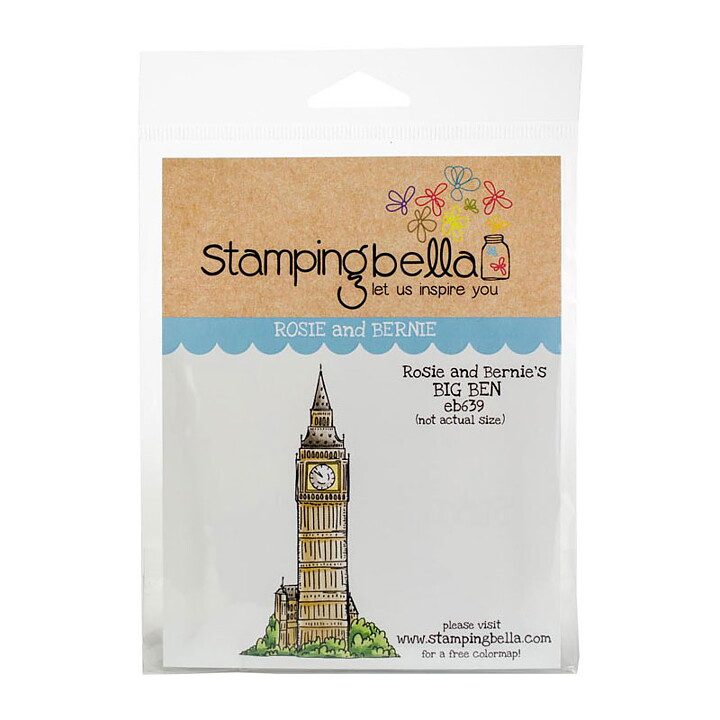 Stamping Bella Cling Rubber Stamps - Rosie & Bernie's Big Ben