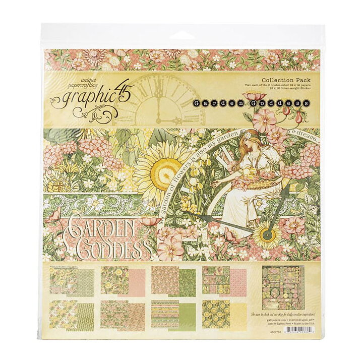 Graphic 45 Paper Pad - Garden Godess Collection Pack