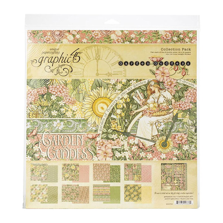 Graphic 45 Paper Pad - Garden Godess Collection Pack