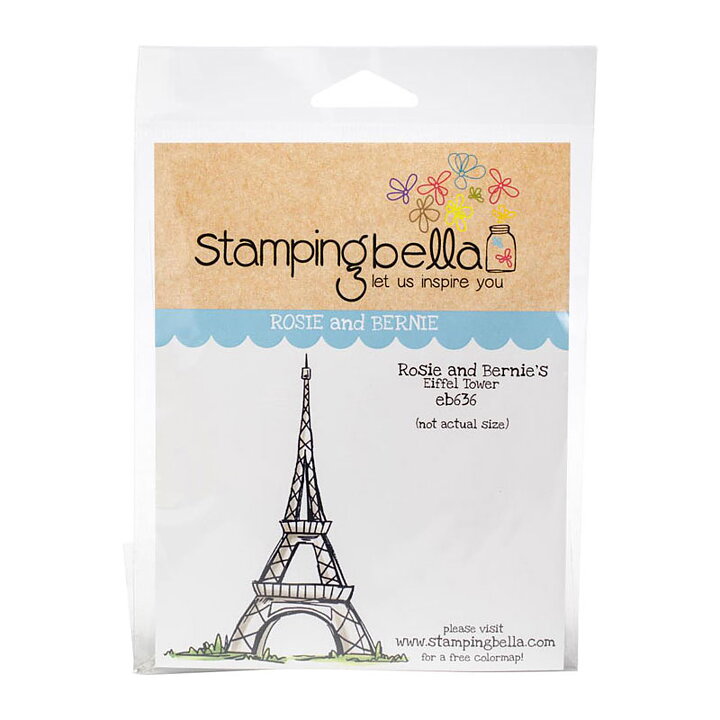 Stamping Bella Cling Rubber Stamps - Rosie & Bernie's Eiffel Tower