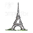 Stamping Bella Cling Rubber Stamps - Rosie & Bernie's Eiffel Tower